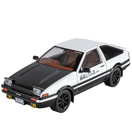 WHYMIRRJ Diecast 1:18 für Initial D AE86 Druckguss-Automodellen aus Legierung zu öffnende Türen, realistische Automodelle, dekorative Souvenirs, vorgefertigte Fahrzeuge, Modell von WHYMIRRJ