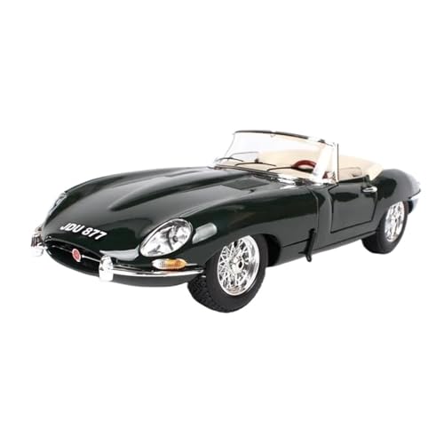 WHYMIRRJ Diecast 1:18 für Jaguar E-Type Coupé, Legierung, Druckguss-Auto-Modelle, statischer Maßstab, Modellautos, Sammlerstück, Ornamente, vorgefertigte Fahrzeuge, Modell (schwarz) von WHYMIRRJ
