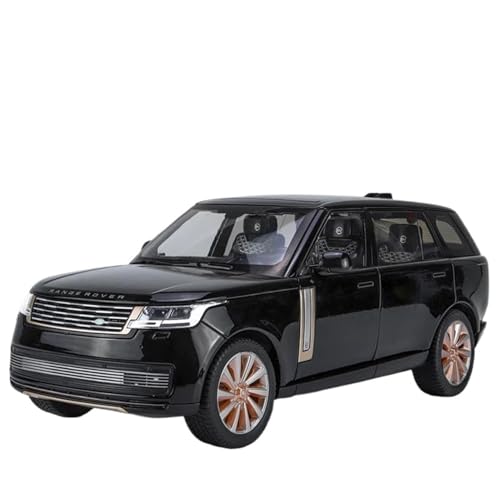 WHYMIRRJ Diecast 1:18 für Land Range Rover SUV, Legierung, Druckguss-Auto-Modelle, Fahrzeugdekorationen, Sammlerstück, Ornamente, vorgefertigte Fahrzeuge, Modell (schwarz) von WHYMIRRJ