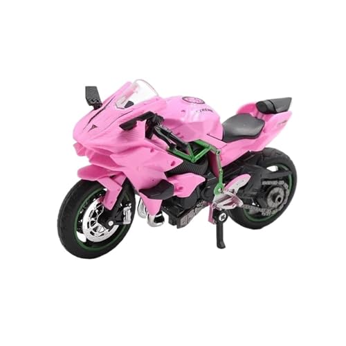WHYMIRRJ Diecast 1:18 für Ninja Hx816 H2R Alloy Diecast Motorrad Modell Workable Shork-Absorber Sammlerstück Metall Ornamente Geschenk (G) von WHYMIRRJ