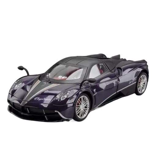 WHYMIRRJ Diecast 1:18 für Pagani Huayra Alu-Auto-Modelle, Maßstab, Druckguss-Fahrzeuge, Modellautos, Modelldekorationen, vorgefertigte Fahrzeuge, Modell (lila) von WHYMIRRJ