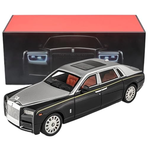WHYMIRRJ 1:24 for Dodge Challenger Hellcat Legierung Auto Modelle Autos Mit Sound Und Licht Sammeln Metall Souvenirs(Gray) von WHYMIRRJ