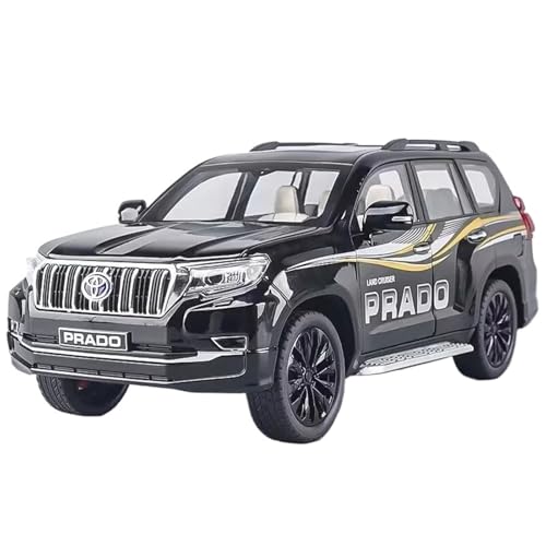 WHYMIRRJ Diecast 1:18 für Toyota Prado Land Cruiser SUV Legierung Auto Modelle Maßstab Exquisite Metall Fahrzeug Modell Display Sammlung Geschenk (Schwarz) von WHYMIRRJ