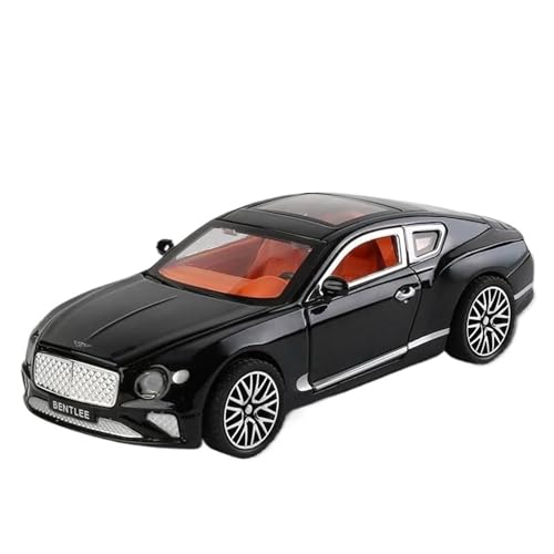 WHYMIRRJ Diecast 1:24 32 für Bentley Continental Alloy Diecast Auto Modelle Maßstab Modellbausätze Sammlung Display Ornamente Vorgefertigte Fahrzeuge Modell (Schwarz) von WHYMIRRJ