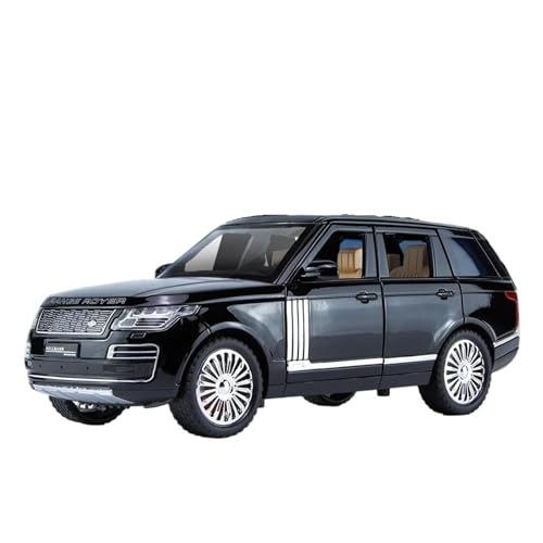 WHYMIRRJ Diecast 1:24 für Rover SUV Druckguss Maßstab Legierung Auto Modelle Öffnen Türen Realistische Automodelle Dekorative Souvenirs Vorgefertigte Fahrzeuge Modell (Schwarz) von WHYMIRRJ