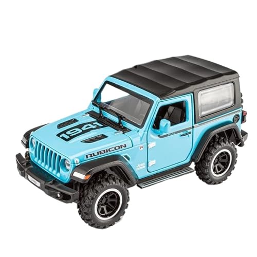 WHYMIRRJ Diecast 1:32 für Jeeps Wrangler Rubicon Druckguss Legierung Auto Modell Maßstab Modellbausätze Sammlerstück Display Ornamente (E) von WHYMIRRJ