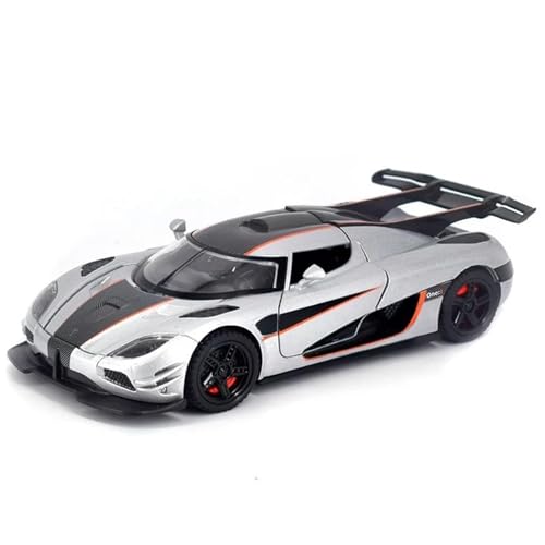 WHYMIRRJ Diecast 1:32 für Koenigsegg One1 Sportwagen, Metallmodellbausätze, Fahrzeug-Sammlerstück, Ornamente, Weiß von WHYMIRRJ