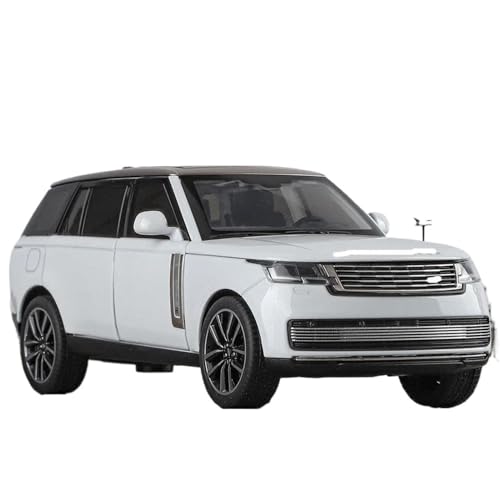 WHYMIRRJ Diecast 1:32 für Range Rover Druckguss, Legierung, Modellbausätze mit Sound und Licht, zurückziehbare Fahrzeuge (weiß) von WHYMIRRJ