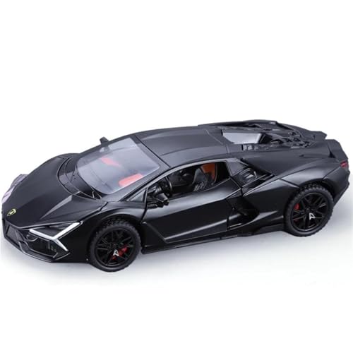 WHYMIRRJ Diecast 1:32 für Revuelto Supercar Legierung Auto Modelle Druckguss Maßstab Modellbausätze Öffnen Türen Fahrzeugdekorationen Vorgefertigte Fahrzeuge Modell (Schwarz) von WHYMIRRJ