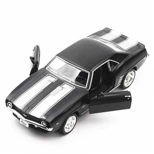 WHYMIRRJ Diecast 1:36 für Chevrolet 1969 Camaro SS, öffnende Türen, Druckguss, Metall, Auto-Modell, Sammlerstück, Metall-Souvenirs, Schwarz WHYMIRRJ Diecast 1:36 für Chevrolet 1969 Camaro SS, öffnende Türen, Druckguss, Metall, Auto-Modell, Sammlerstück, Metall-Souvenirs, Schwarz von WHYMIRRJ