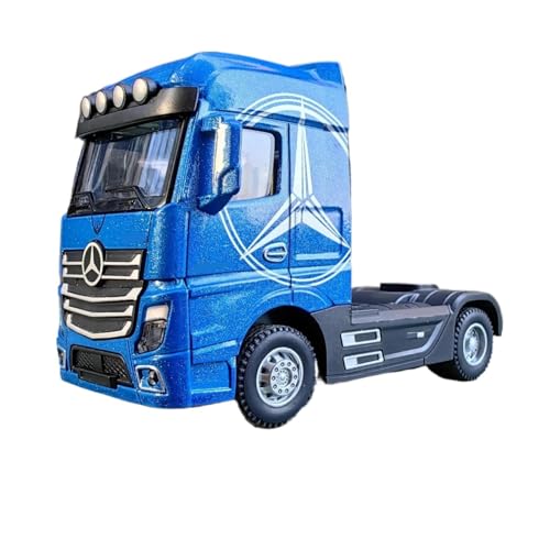 WHYMIRRJ Diecast 1:50 Mega Alloy Truck Car Model Container Scale Vehicle Model Kits Display Souvenirs Collection Ornaments Present(Truck Head Blue) von WHYMIRRJ