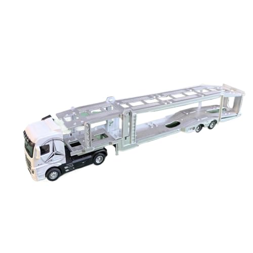 WHYMIRRJ Diecast 1:50 Mega-Legierung, LKW, Auto-Modell, Container, Maßstab, Fahrzeugmodellbausätze, Display, Souvenirs, Sammlung, Ornamente, Geschenk (Pritschenwagen, Weiß) von WHYMIRRJ