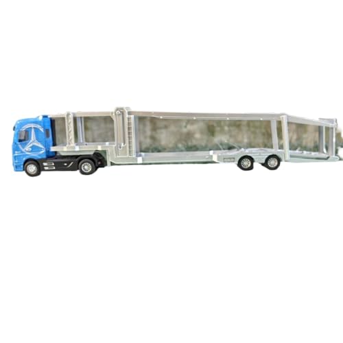 WHYMIRRJ Diecast 1:50 Mega-Legierung, LKW, Auto-Modell, Container, Maßstab, Fahrzeugmodellbausätze, Display, Souvenirs, Sammlung, Ornamente, Geschenk (Pritschenwagen, blau) von WHYMIRRJ