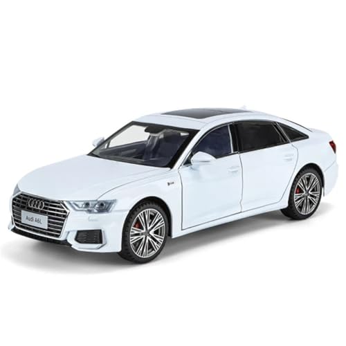 WHYMIRRJ Druckguss 1:18 for Audi A6 Legierung Automodelle Realistische Exquisite Maßstab Fahrzeug Modell Display Sammlung Souvenirs(White) von WHYMIRRJ