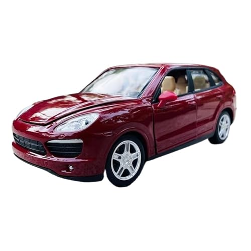 WHYMIRRJ Druckguss, 1:24 für Porsche Cayenne Panamera, Legierung, Auto-Modelle, zu öffnende Türen, realistische Automodelle, dekorative Souvenirs, vorgefertigte Fahrzeuge, Modell (rot) von WHYMIRRJ
