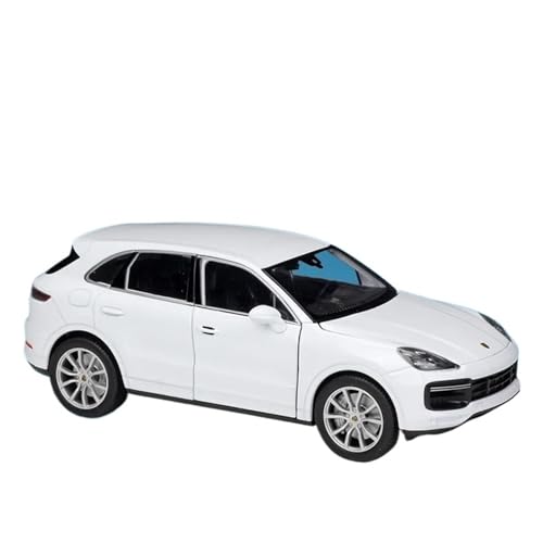 WHYMIRRJ Druckguss, 1:24 für Porsche Cayenne SUV, Legierung, Auto-Modelle, Simulation, vorgebautes Fahrzeugmodell, Display, Sammlung, Geschenk (weiß) von WHYMIRRJ