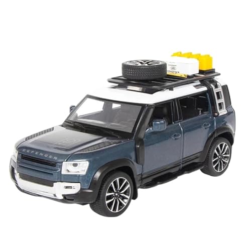 WHYMIRRJ Druckguss, 1:32 für Land Rover Guard, Geländewagen, Legierung, Auto-Modelle, Druckguss-Metall, Fahrzeug, Sammlerstück, Display, Souvenirs, vorgefertigte Fahrzeuge, Modell (Blau 2) von WHYMIRRJ