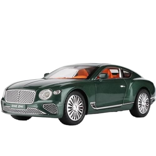 WHYMIRRJ Druckguss, Maßstab 1:24, für Lincoln Continental GT, Legierung, Auto-Modelle, öffnende Türen, Sammlermodell, dekorative Souvenirs, vorgefertigte Fahrzeuge, Modell (grün) von WHYMIRRJ