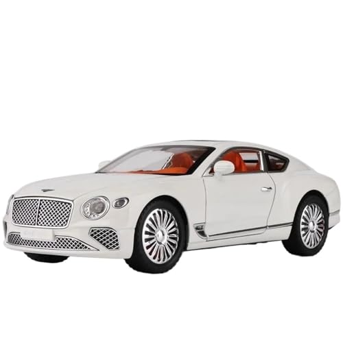 WHYMIRRJ Druckguss, Maßstab 1:24, für Lincoln Continental GT, Legierung, Auto-Modelle, öffnende Türen, Sammlermodell, dekorative Souvenirs, vorgefertigte Fahrzeuge, Modell (weiß) von WHYMIRRJ