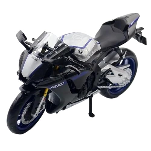 WHYMIRRJ Druckguss 1/12 für Yamaha YZF-R1M Motorrad-Modellbau, Legierung, Druckguss, Simulationsmodelle, Sammlerstück, Metall, Ornamente, Geschenk (blau) von WHYMIRRJ