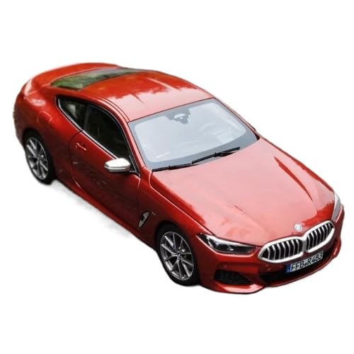 WHYMIRRJ Druckguss 1/18 für BMW 8er-Serie M850I 2019 Legierungs-Auto-Modelle, statischer Maßstab, Fahrzeugmodell, Sammler-Display (orange) von WHYMIRRJ