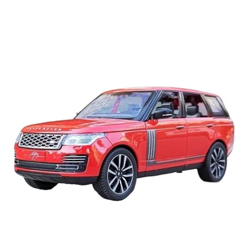WHYMIRRJ Druckguss 1/32 für Range Rover, Sport, SUV, Legierung, Modellbausätze, offene Türen, dekoratives Souvenir, Geschenk (rot) von WHYMIRRJ