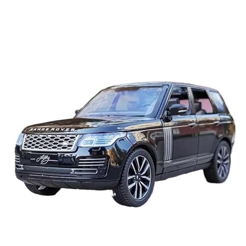 WHYMIRRJ Druckguss 1/32 für Range Rover, Sport, SUV, Legierung, Modellbausätze, offene Türen, dekoratives Souvenir, Geschenk (schwarz) von WHYMIRRJ