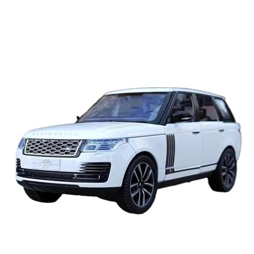 WHYMIRRJ Druckguss 1/32 für Range Rover, Sport, SUV, Legierung, Modellbausätze, offene Türen, dekoratives Souvenir, Geschenk (weiß) von WHYMIRRJ