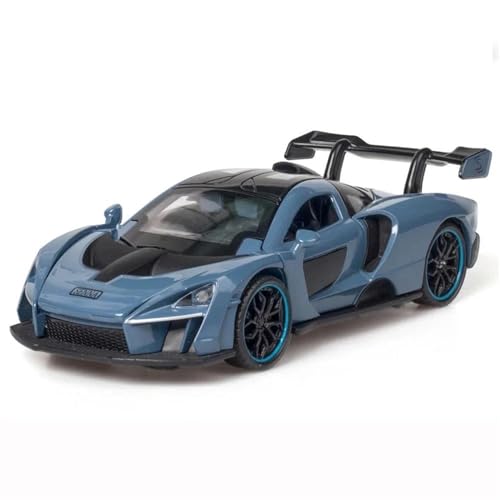 WHYMIRRJ Druckguss 1/32 für Toyota Senna Maßstab Druckguss-Auto-Modelle aus Legierung, offene Türen, Sammlerstück, Metall, Fahrzeug, Souvenirs, vorgefertigte Fahrzeuge, Modell (blau) von WHYMIRRJ