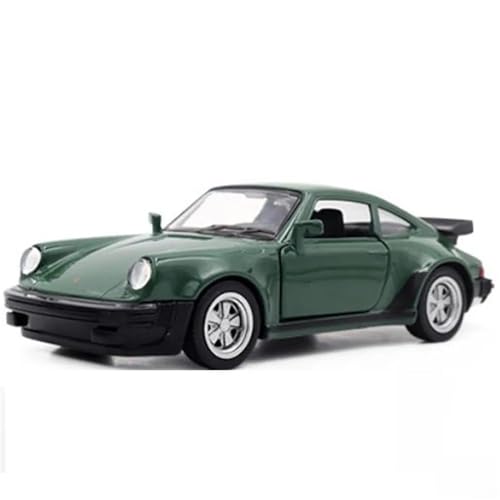 WHYMIRRJ 1/36 Für Porsche 911 Turbo Legierung Diecast Retro Racing Mit Pull Back Scale Model Collectible Metall Souvenirs(Green) von WHYMIRRJ