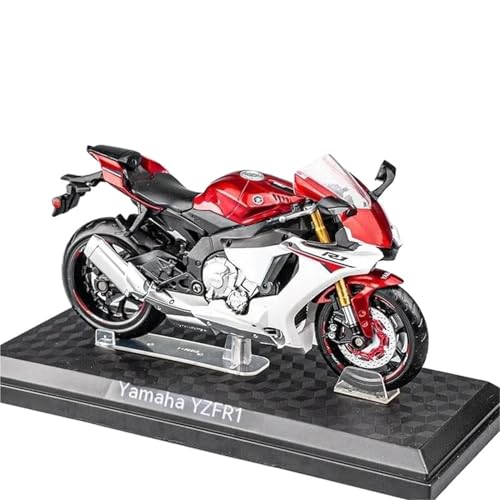 WHYMIRRJ Druckguss 1:12 2020 für Yamaha YZF-R6 Motorrad-Modell, Metall mit Kunststoffteilen, dekoratives Souvenir, Geschenk (rot) von WHYMIRRJ