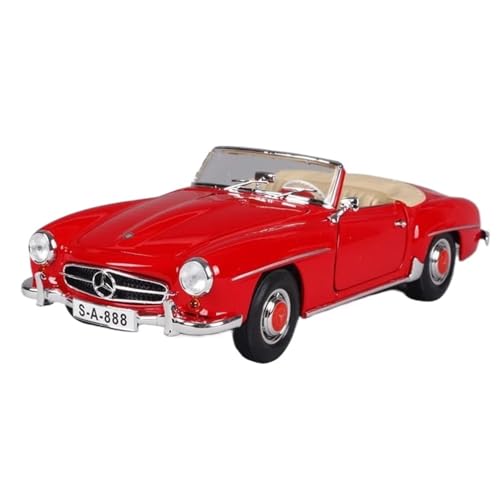 WHYMIRRJ Druckguss 1:18 1967 Für Benz 280SE Automodelle Aus Legierung Statische Modellautos Im Maßstab Sammlerstücke Aus Metall Fahrzeug-Souvenirs(Red) von WHYMIRRJ