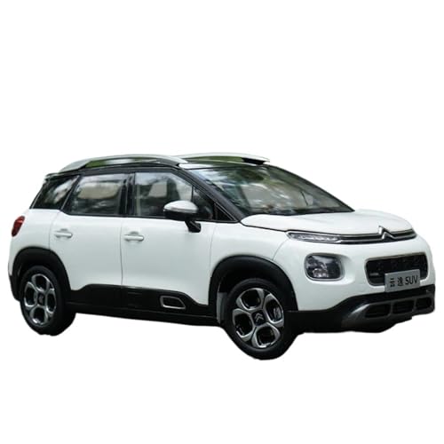 WHYMIRRJ Druckguss 1:18 for Citroen C4 Aircross SUV Legierung Automodelle Maßstab Exquisite Metall Fahrzeugmodell Display Sammlung(White) von WHYMIRRJ