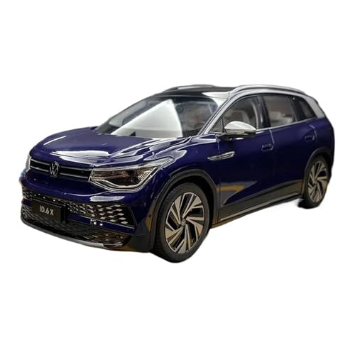 WHYMIRRJ Druckguss 1:18 for VW ID.6X Legierung Automodelle Maßstab Exquisite Metall Fahrzeugmodell Display Sammlung Souvenirs(Purple) von WHYMIRRJ