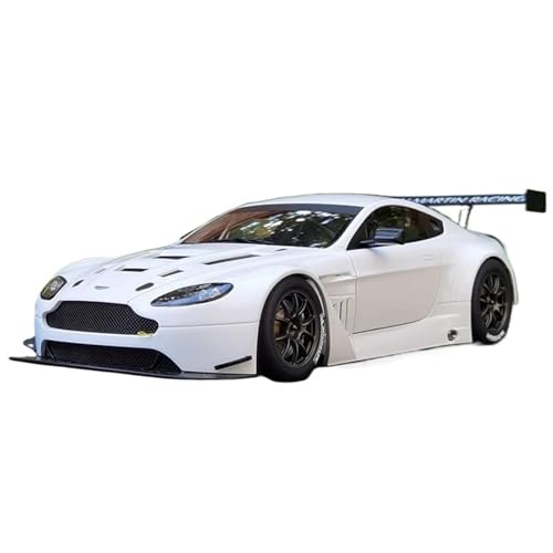 WHYMIRRJ Druckguss 1:18 für Aston Martin Vantage V12 GT3 Legierung Sportwagen Modell Simulation statischer Maßstab Fahrzeug Modell Sammler Geschenk (weiß) von WHYMIRRJ