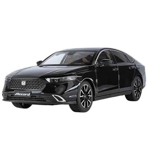 WHYMIRRJ 1:18 Für Honda Accord Elfte Legierung Metall Druckguss Modell Auto Mit Sound & Licht Sammler Metall Souvenirs(Black Box) von WHYMIRRJ
