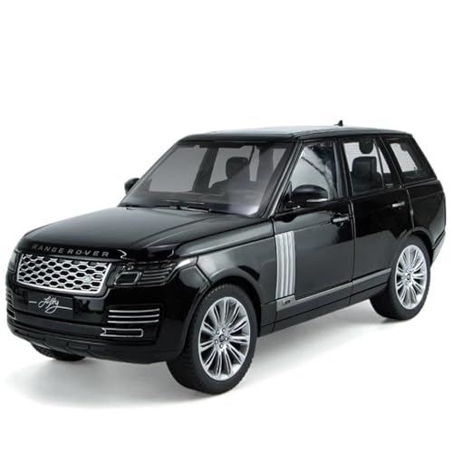 WHYMIRRJ Druckguss 1:18 für Range Rover SUV Maßstab Druckguss Legierung Auto Modelle Opable Doors Sammlerstück Metall Fahrzeug Souvenirs Vorgefertigte Fahrzeuge Modell (Schwarz) von WHYMIRRJ