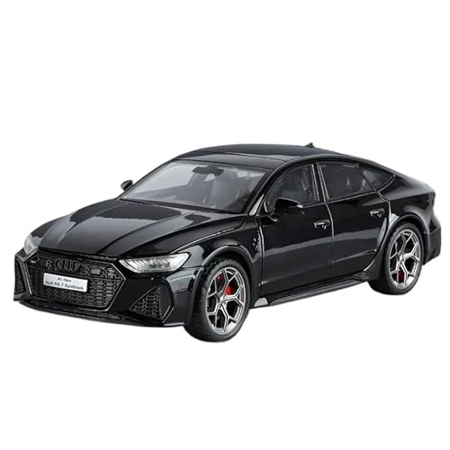 WHYMIRRJ Druckguss 1:24 for Audi RS7 Maßstab Legierung Automodelle Realistische Vorgefertigte Metallfahrzeugmodell Display Collection(Black) von WHYMIRRJ