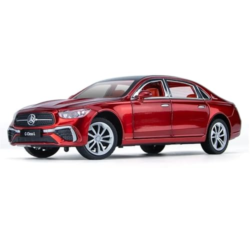 WHYMIRRJ Druckguss 1:24 for Benz C260 Maßstab Legierung Automodelle Realistische Vorgefertigte Metallfahrzeugmodell Display Sammlung(Red) von WHYMIRRJ
