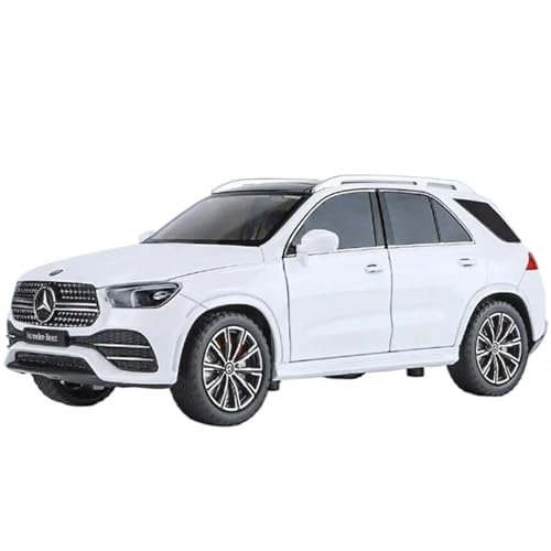 WHYMIRRJ Druckguss 1:24 for Benz GLE 450 SUV Maßstab Legierung Automodelle Realistische Exquisite Vorgefertigte Metallfahrzeugmodellsammlung(White) von WHYMIRRJ