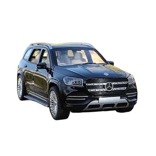 WHYMIRRJ Druckguss 1:24 for Benz GLS580 SUV Maßstab Legierung Automodelle Realistische Vorgefertigte Metall Fahrzeug Modell Display Sammlung(Black) von WHYMIRRJ