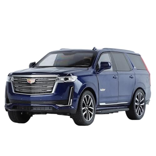 WHYMIRRJ Druckguss 1:24 for Cadillac Escalade SUV Maßstab Legierung Automodelle Simulation Luxus Metall Fahrzeug Modell Display Sammlung(Blue) von WHYMIRRJ