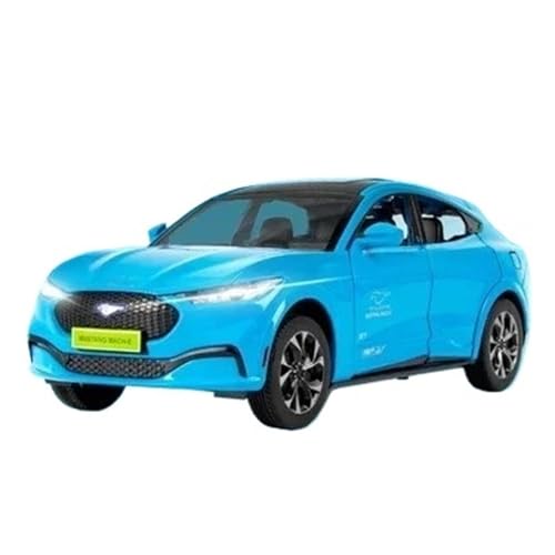 WHYMIRRJ Druckguss 1:24 for Ford Mustang Scale Alloy Car Models Realistische Vorgefertigte Metallfahrzeugmodell-Display-Kollektion(Blue) von WHYMIRRJ