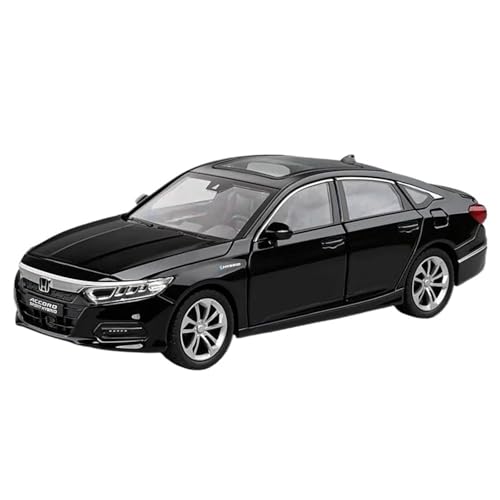 WHYMIRRJ Druckguss 1:24 for Honda AccordAlloy Automodelle Maßstab Realistisches Metallfahrzeugmodell Ornamente Sammlung Souvenirs(Black) von WHYMIRRJ