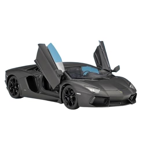 WHYMIRRJ Druckguss 1:24 for Lamborghini Aventador LP700-4 Legierung Sport Auto Modell Luxus Miniatur Fahrzeug Modell Display Sammlung(Black) von WHYMIRRJ