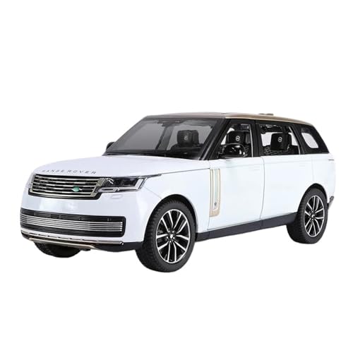 WHYMIRRJ Druckguss 1:24 for Land Rover Range Rover SUV Legierung Automodelle Maßstab Realistische Metall Fahrzeugmodell Ornamente Sammlung(White) von WHYMIRRJ