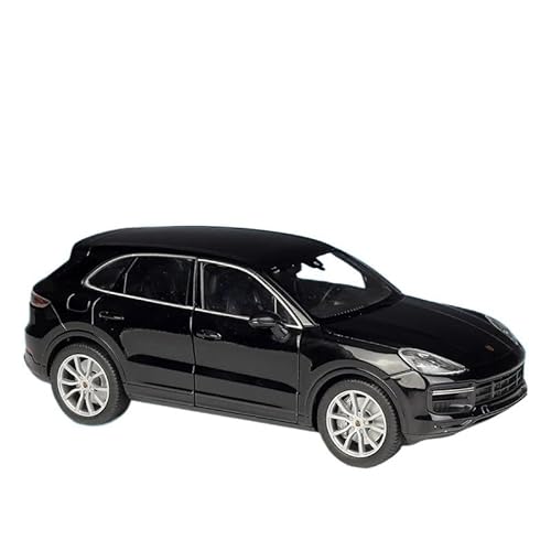WHYMIRRJ Druckguss 1:24 for Porsche Cayenne SUV Maßstab Legierung Automodelle Simulation Replik Fahrzeug Modell Display Sammlung(Black) von WHYMIRRJ