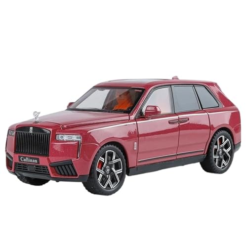 WHYMIRRJ Druckguss 1:24 for Rolls Royce Cullinan SUV Maßstab Legierung Automodelle Simulation Luxus Metall Fahrzeug Modell Display Sammlung(Red) von WHYMIRRJ