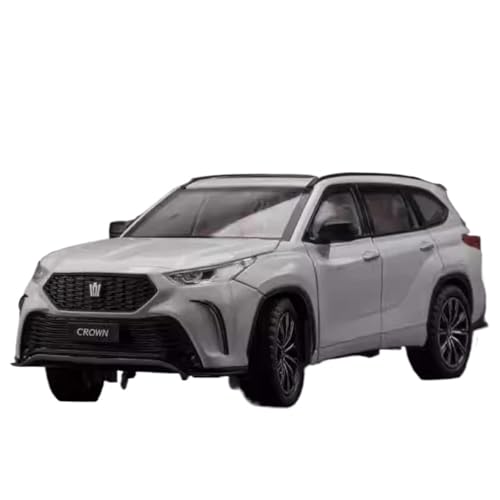 WHYMIRRJ Druckguss 1:24 for Toyota Crown SUV Maßstab Legierung Automodelle Realistische Exquisite Vorgefertigte Metallfahrzeugmodellsammlung(White) von WHYMIRRJ