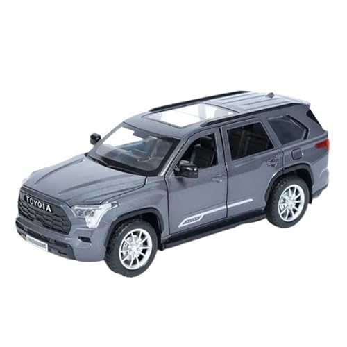 WHYMIRRJ Druckguss 1:24 for Toyota Sequoia SUV Maßstab Legierung Automodelle Realistische Exquisite Vorgefertigte Metallfahrzeugmodellsammlung(Silver) von WHYMIRRJ